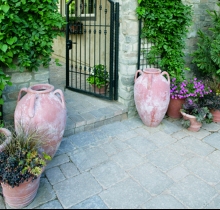 gạch coric, gạch lát sân vườn, vỉa hè