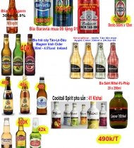 Bia Desperados Corona Magners Strongbow  Affligem Becks Bubweiser Leffe Hoegaarden HCM