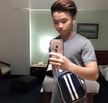 Túi Đeo Chéo Sọc Hàn Quốc