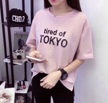 áo thun nữ xẻ tà