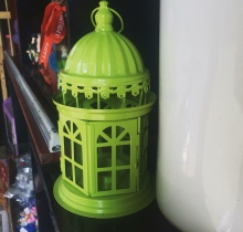 Lồng đốt nến xanh lá