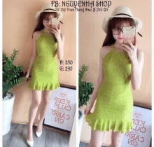 Đầm yếm bèo đuôi cá 