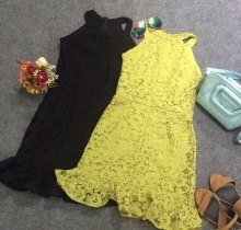 Đầm yếm bèo đuôi cá