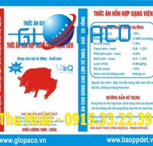 Bao PP dệt đựng thức ăn chăn nuôi Bao PP dệt đựng thức ăn chăn nuôi