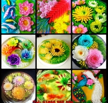 Bộ vcd hướng dẫn làm rau câu 3d - Từ cơ bản đến nâng cao – No.2