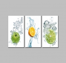 Tranh nhà bếp nghệ thuật nước DH1157A (kích thước 90x60cm) 