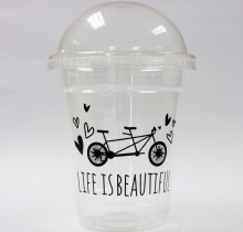 ly nhựa nắp cầu in logo